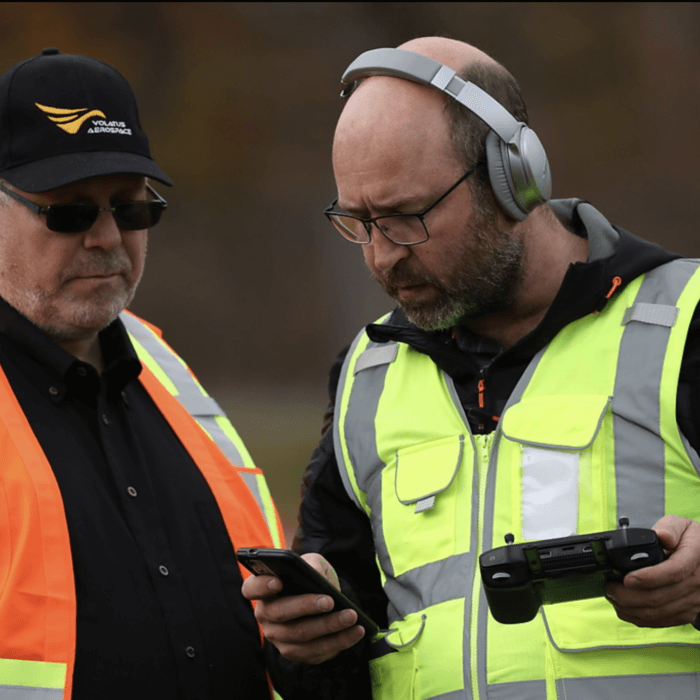 Lee Dodson and Richard Podolski in the field